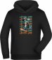Preview: Hoodie Kids Hooded Sweater - Dino with Monster Skater i536